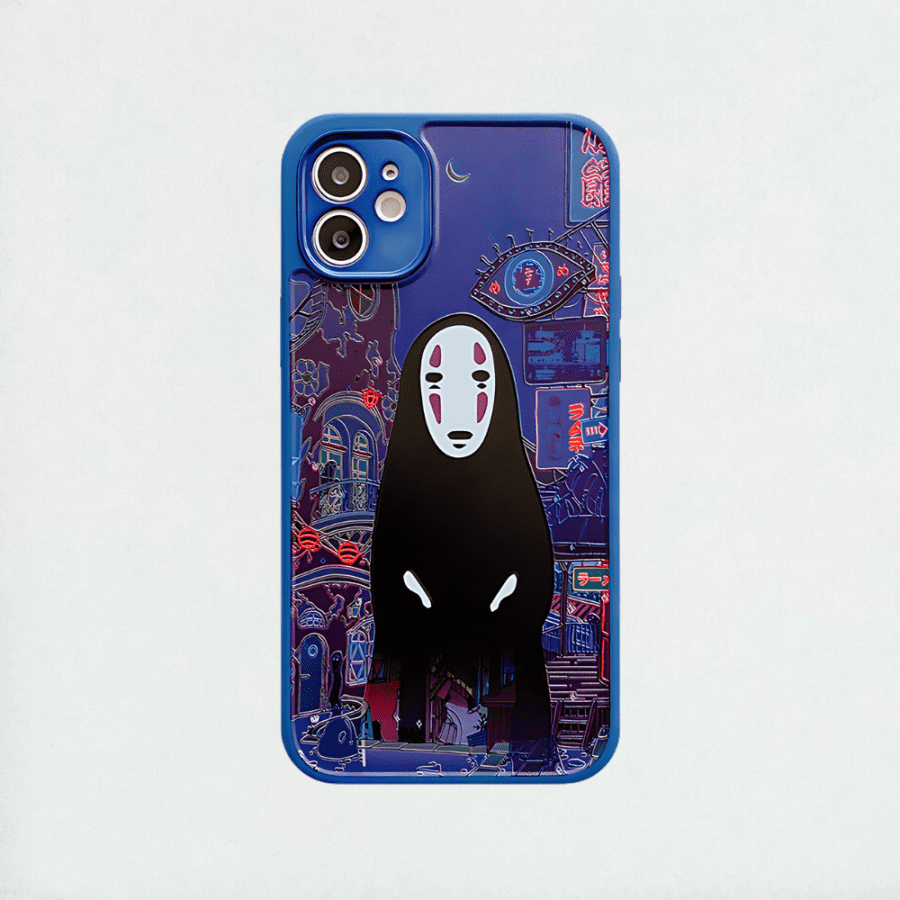 Japanese Anime Studio Ghibli Kaonashi iPhone Case