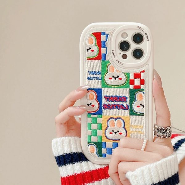 Kawaii Embroidered iPhone 13 Pro Max Case