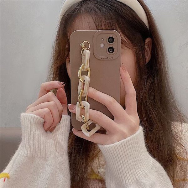 Luxury Marble Chain iPhone Case