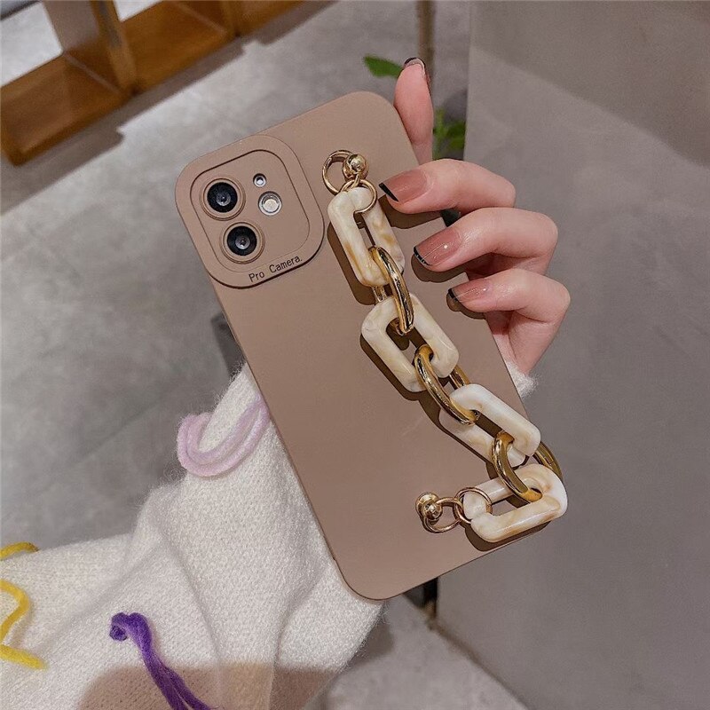 Luxury Marble Chain iPhone 13 Case