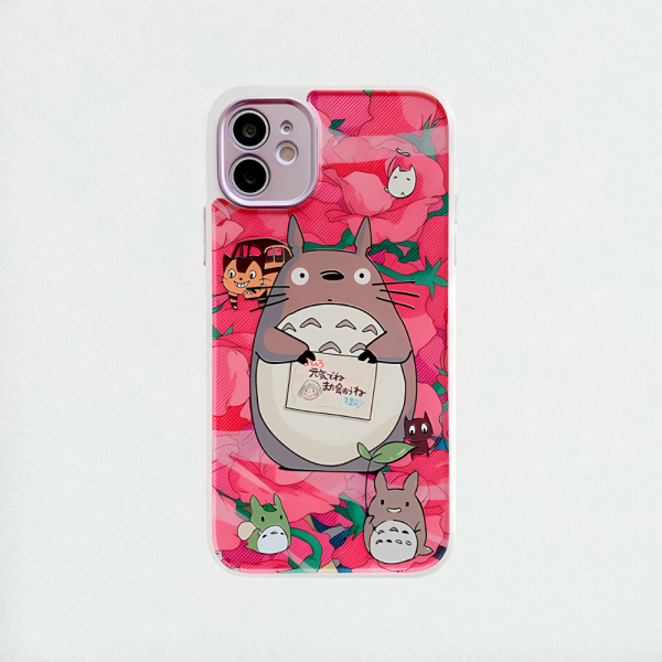 Japanese Anime Studio Ghibli Totoro Pink iPhone Case