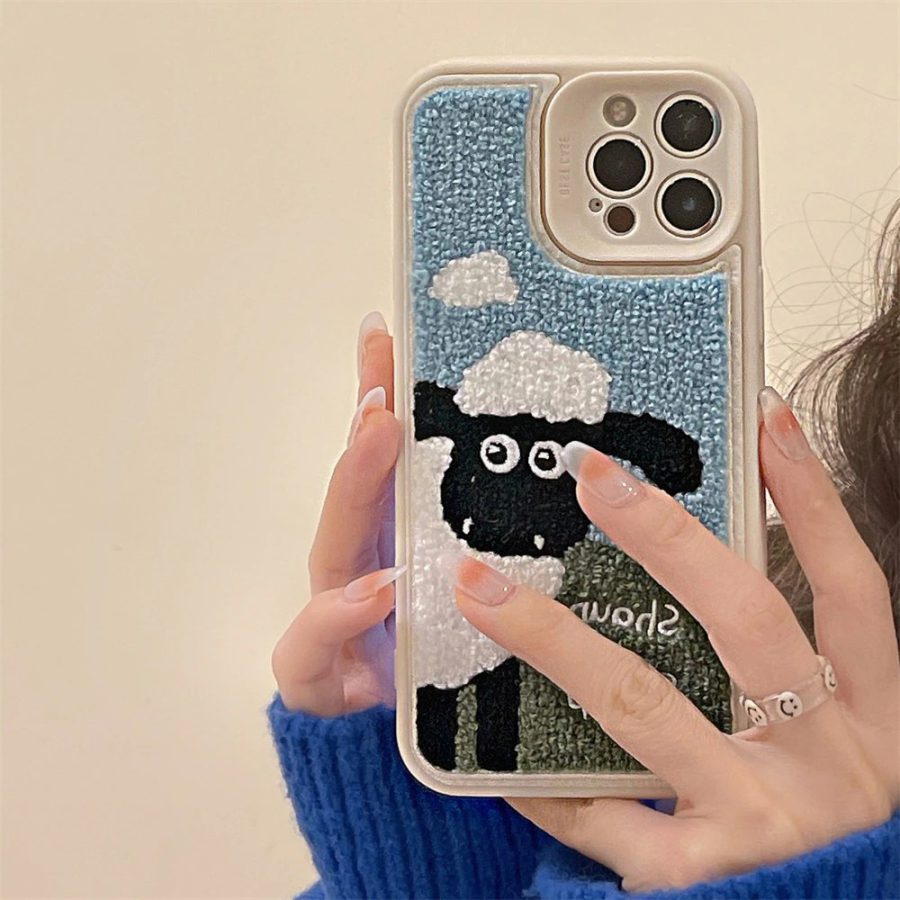Plush Sheep iPhone 13 Pro Max Case