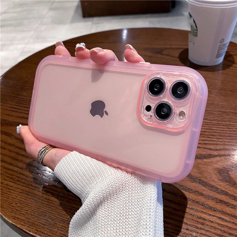 Soft Pink Shockproof iPhone 12 Pro Max Cases
