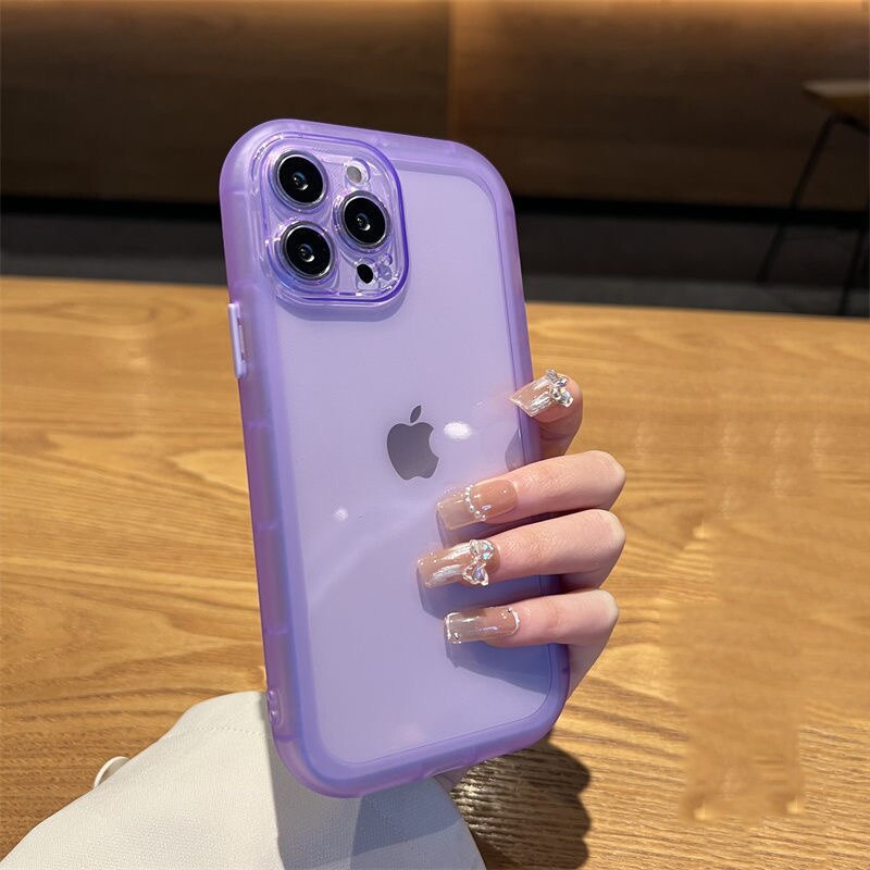 Soft Purple Shockproof iPhone 13 Pro Max Cases
