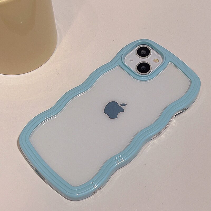 Blue Wavy iPhone 13 Case