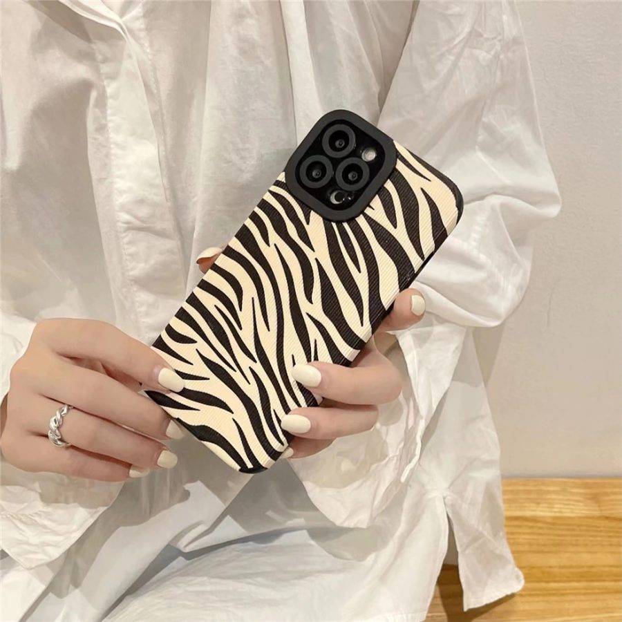 Zebra Pattern iPhone 13 Pro Max Case