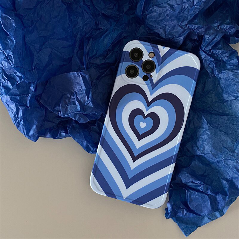 70s Blue Heart iPhone 13 Pro Max Case