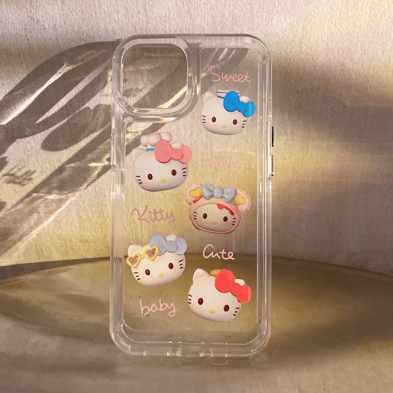 Clear Hello Kitty iPhone 12 Case