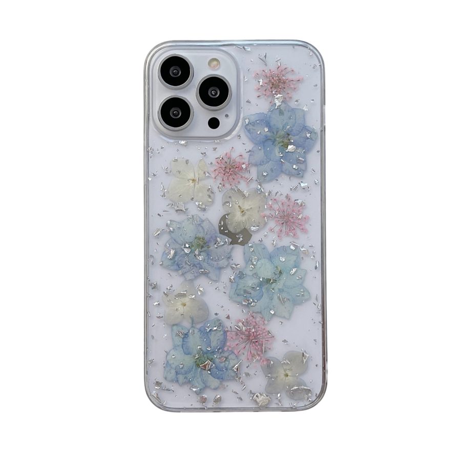 Glitter Dried Flowers iPhone 12 Pro Max Case