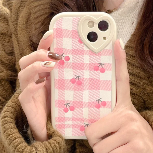 Pink Cherry iPhone 13 Case