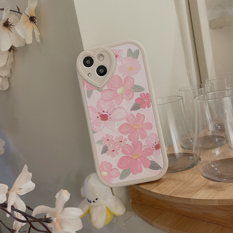 Pink Flowers iPhone 12 Case