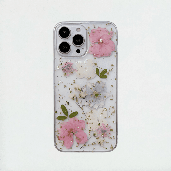 Pressed Dried Flowers iPhone 16 Pro Max Case