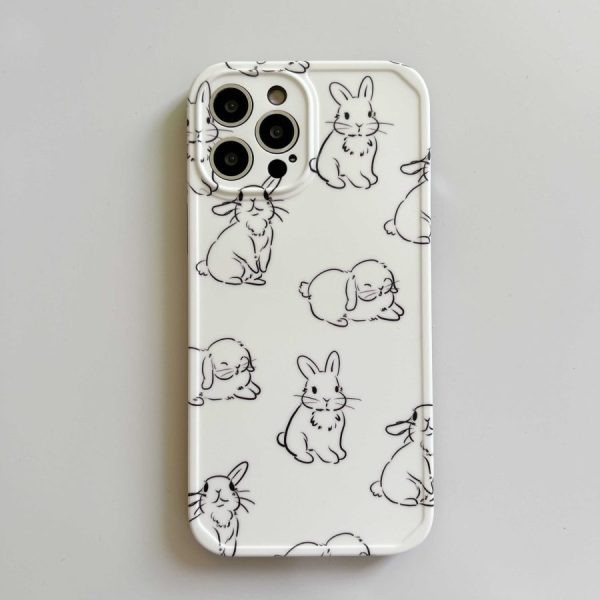 White Bunny iPhone 12 Pro Max Case