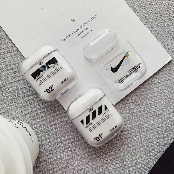 Clear Off White AirPods Case