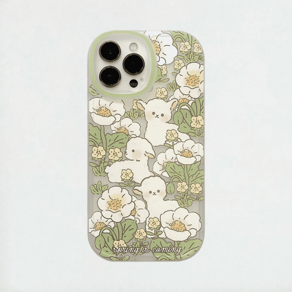 Sheep and Flower iPhone Case