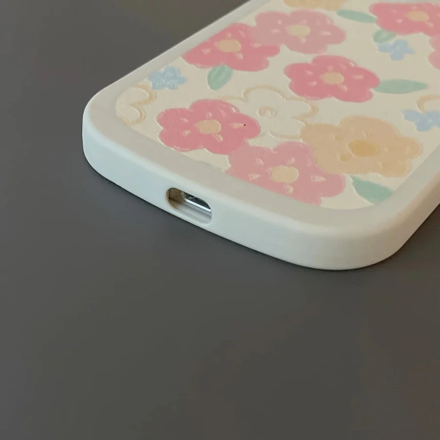 watercolor flowers iPhone Case