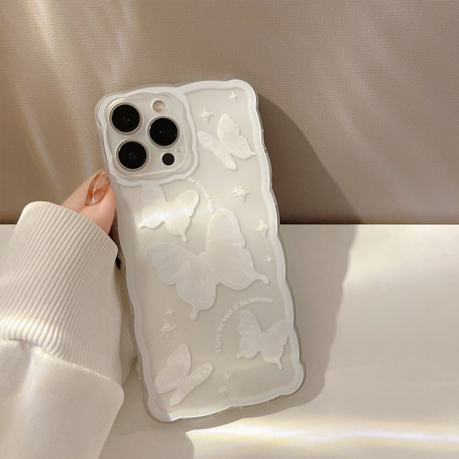 Wavy Butterfly iPhone 13 Pro Max Case