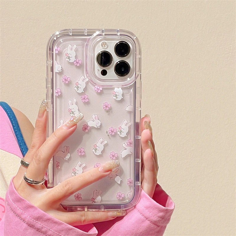 Clear Bunny iPhone 13 Pro Max Case