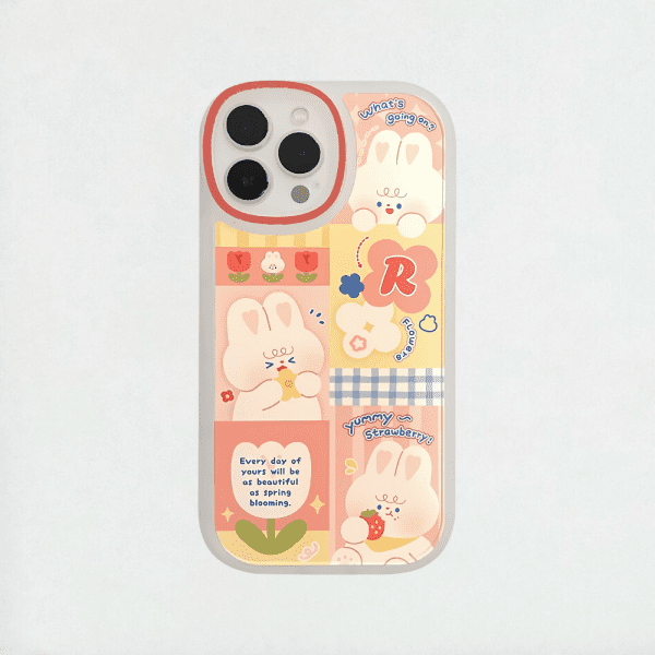 Kawaii Rabbit Phone Case iPhone 15 Pro Max