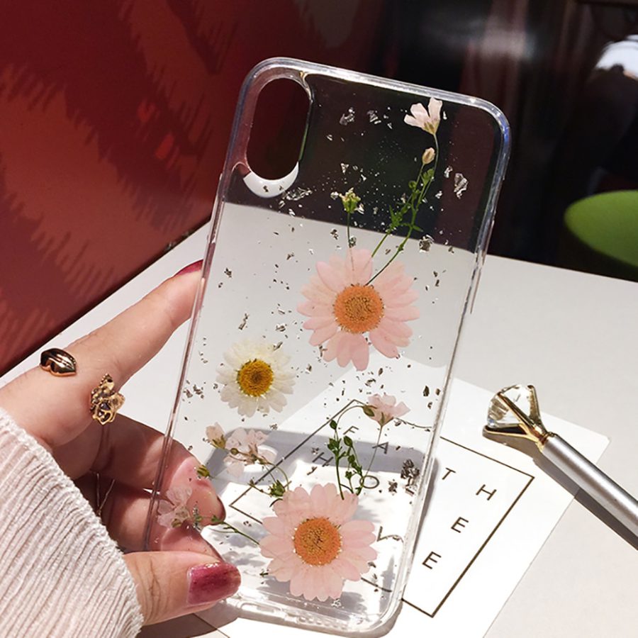Pressed Flowers iPhone Xs Cases