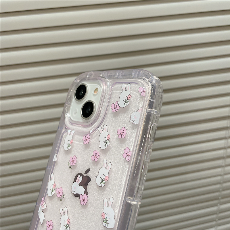 Rabbits & Flowers iPhone 14 Case