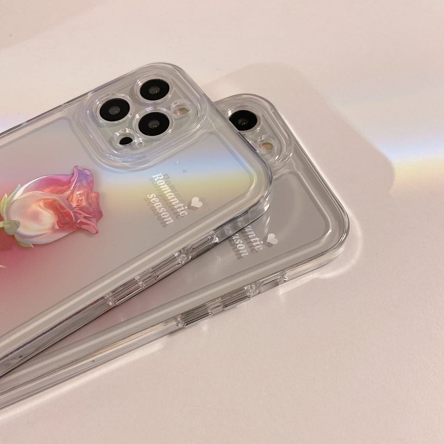 Clear Roses iPhone 13 Pro Max Cases