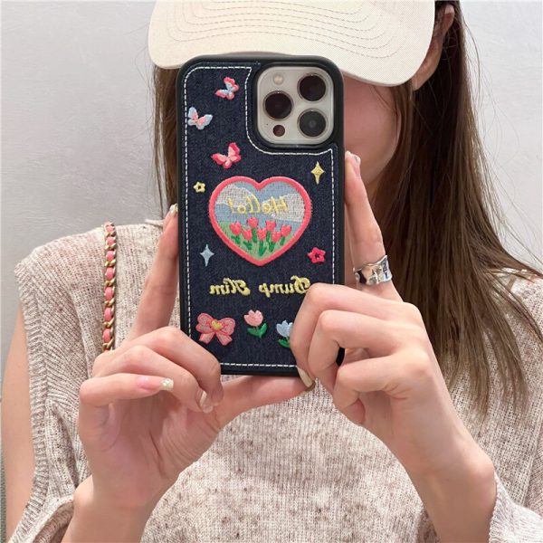 Embroidery Art iPhone 14 Pro Max Case