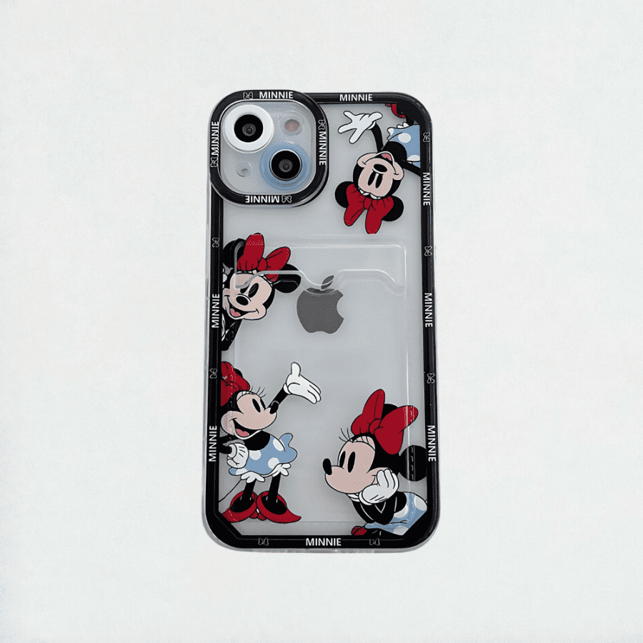 Minnie Mouse Case with Card Holder