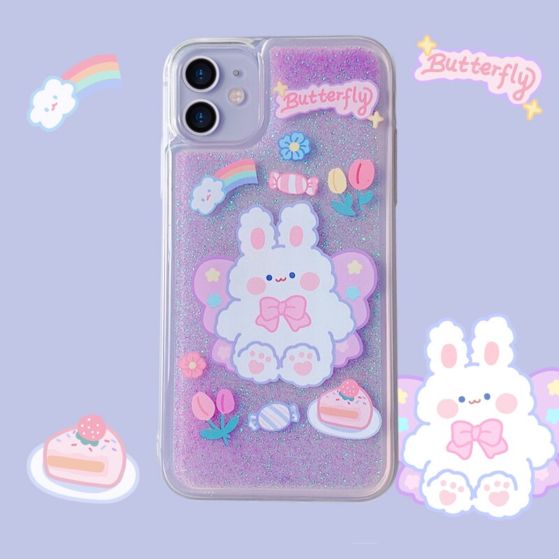 Kawaii Glitter iPhone 12 Case