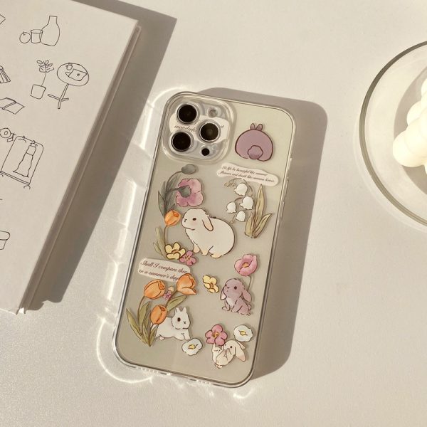 Cute Bunnies iPhone 14 Pro Max Case