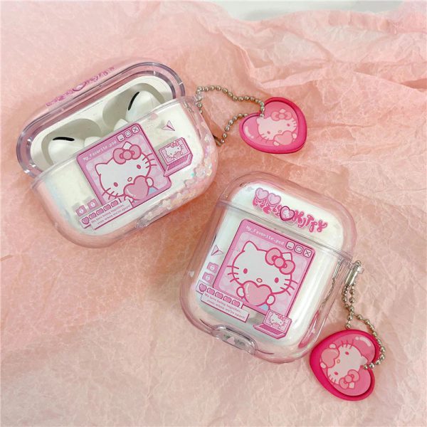 Hello Kitty Glitter AirPods Case