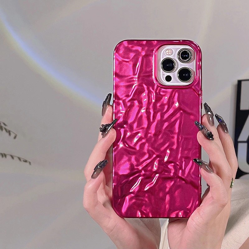 Metallic Pink iPhone Case