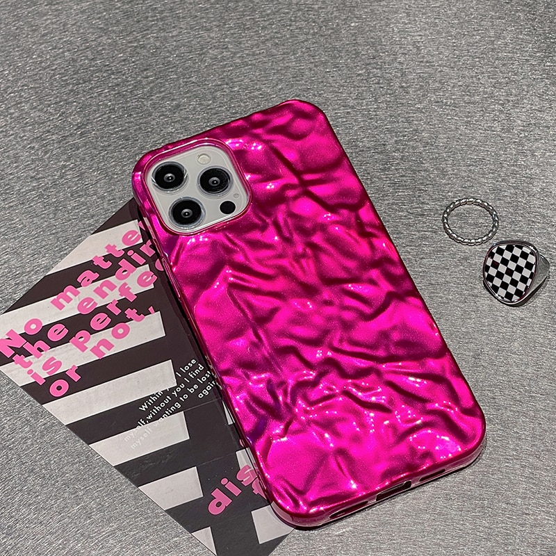 Metallic Pink iPhone 13 Case