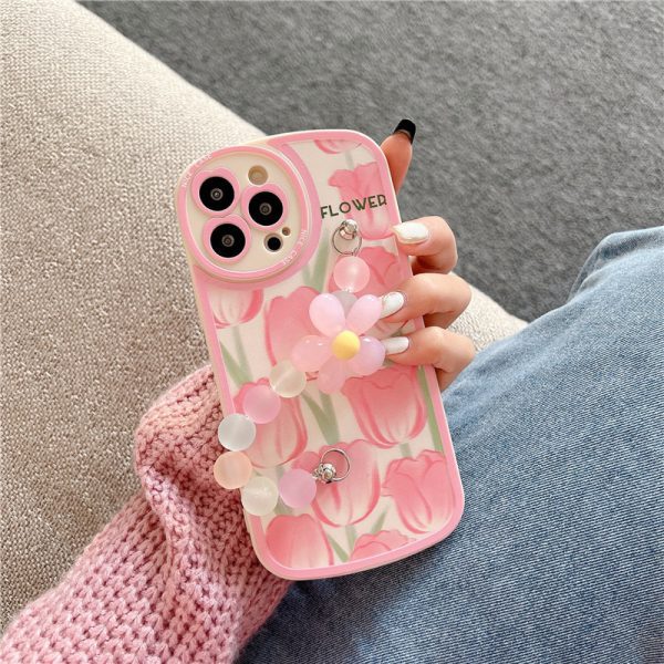 Colorful Flowers Chain iPhone XR Cases