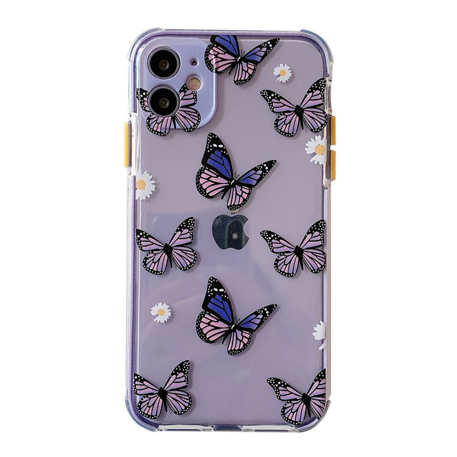 purple butterfly iphone 13 case