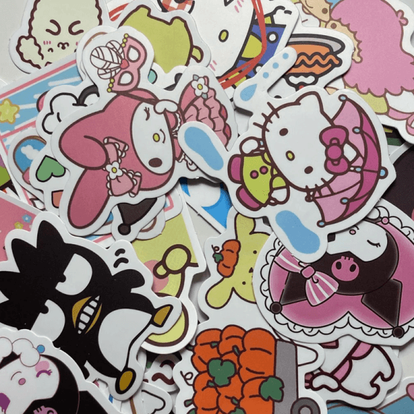 Hello Kitty Stickers, My Melody Stickers, Kuromi Stickers