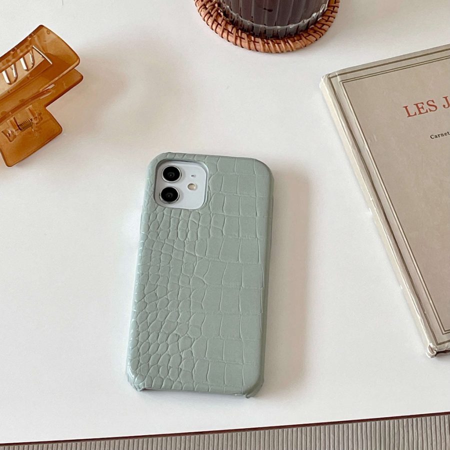 Matte Leather iPhone 13 Case