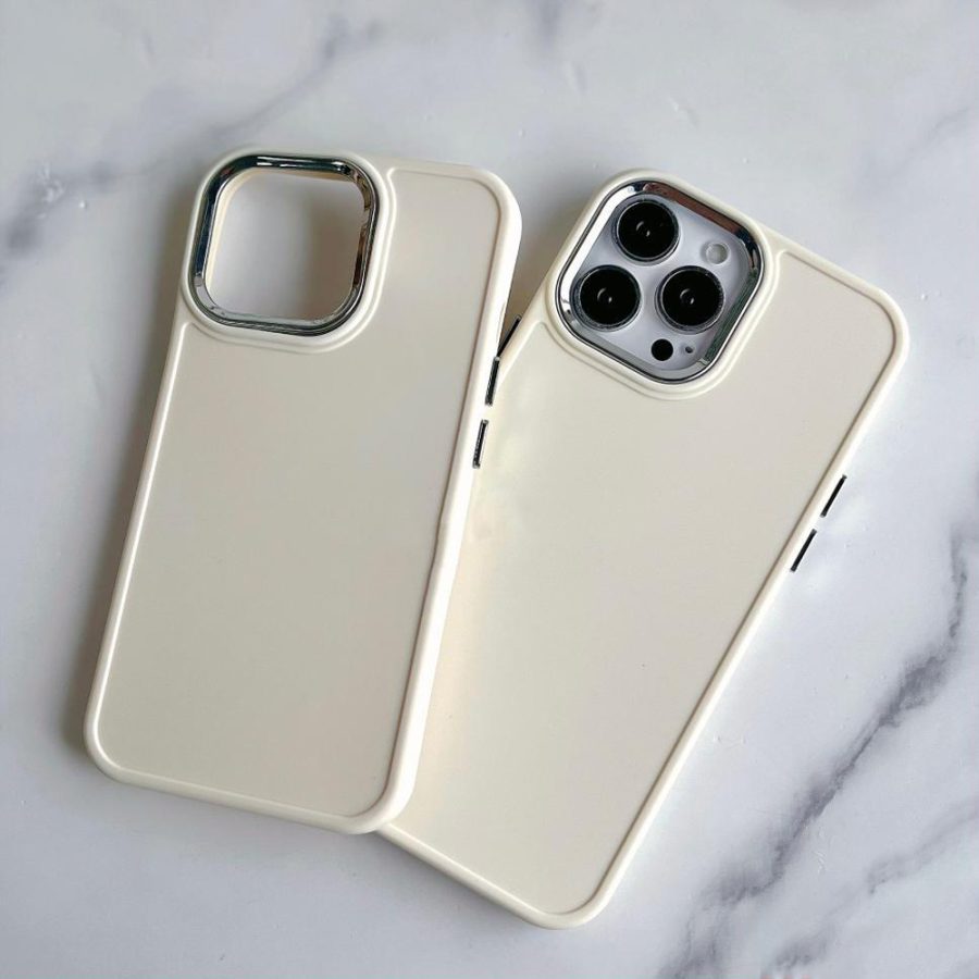 Soft Plated Silicone iPhone 14 Pro Max Case