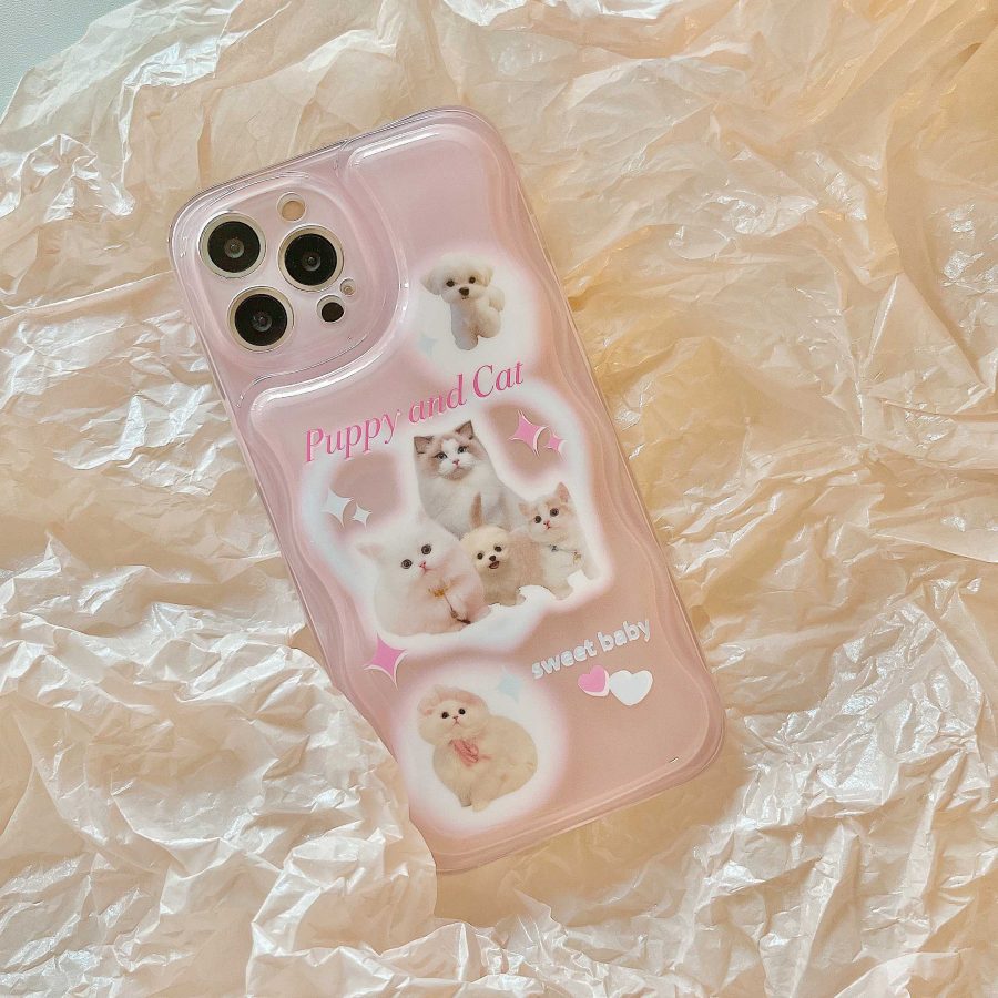 Puppy & Cat iPhone 14 Pro Max Case