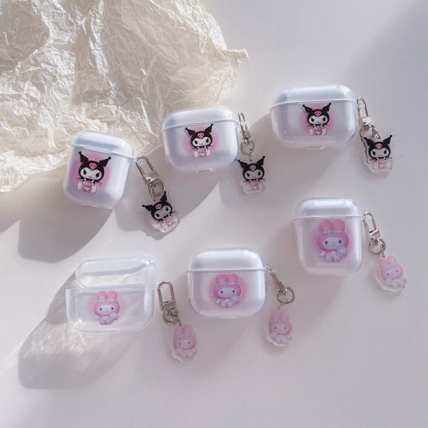 Kuromi Clear AirPods Cases
