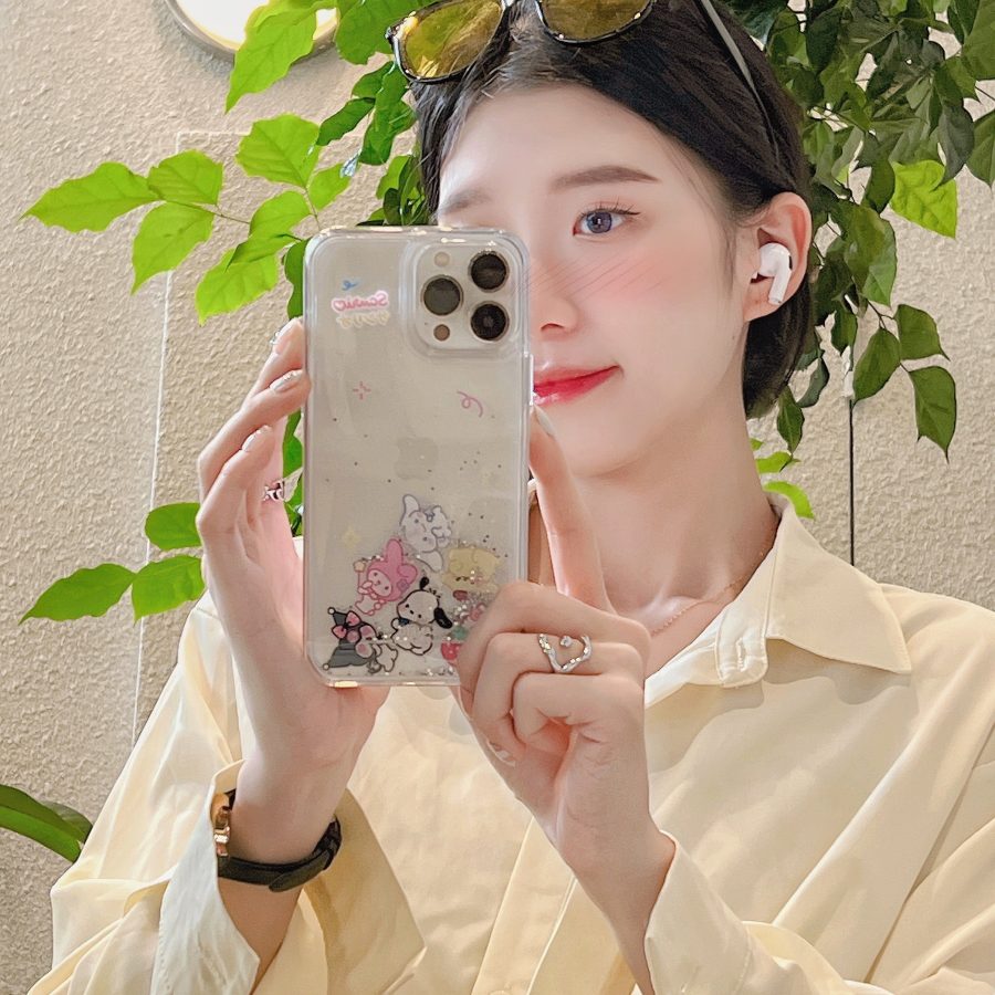 Sanrio Glitter iPhone 14 Pro Max Case