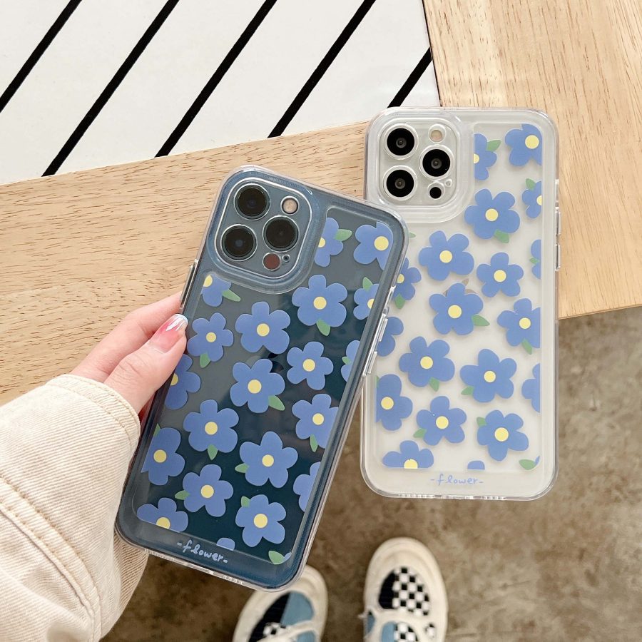 Blue Flowers iPhone 11 Pro Max Case