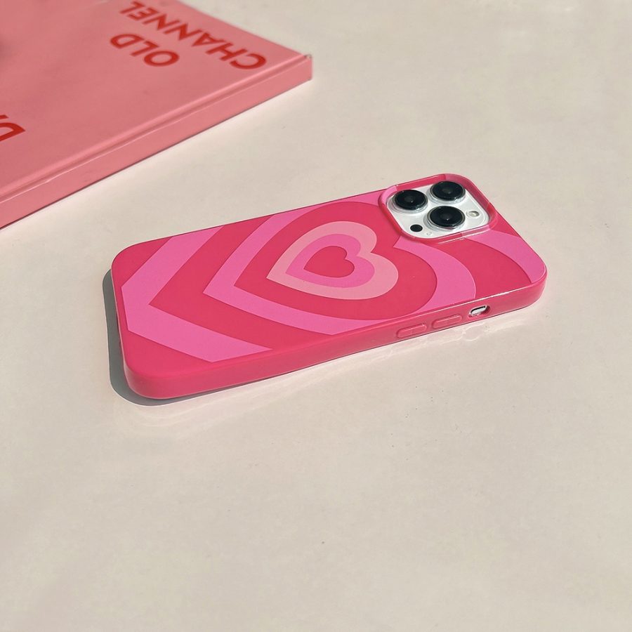 70s Pink Heart iPhone 11 Pro Max Case