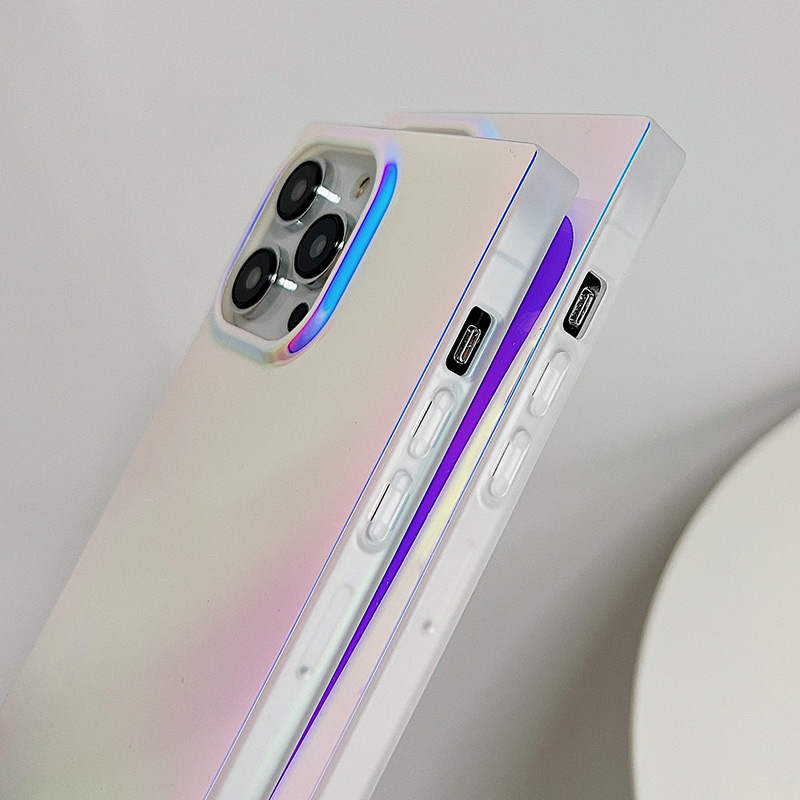 Holographic Square iPhone Cases