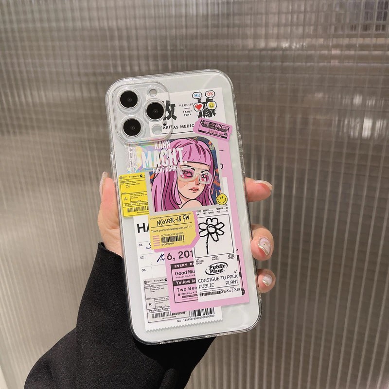 Korean Labels iPhone 13 Pro Max Case