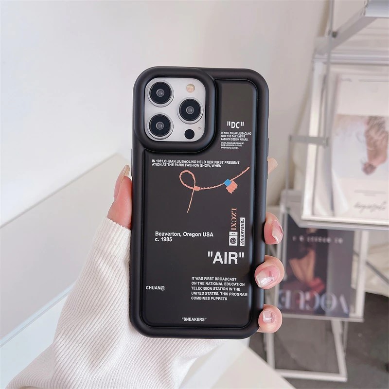 Off-White Black iPhone 14 Pro Max Case