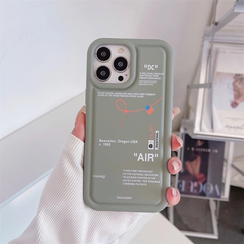 Off-White Green iPhone 14 Pro Max Case
