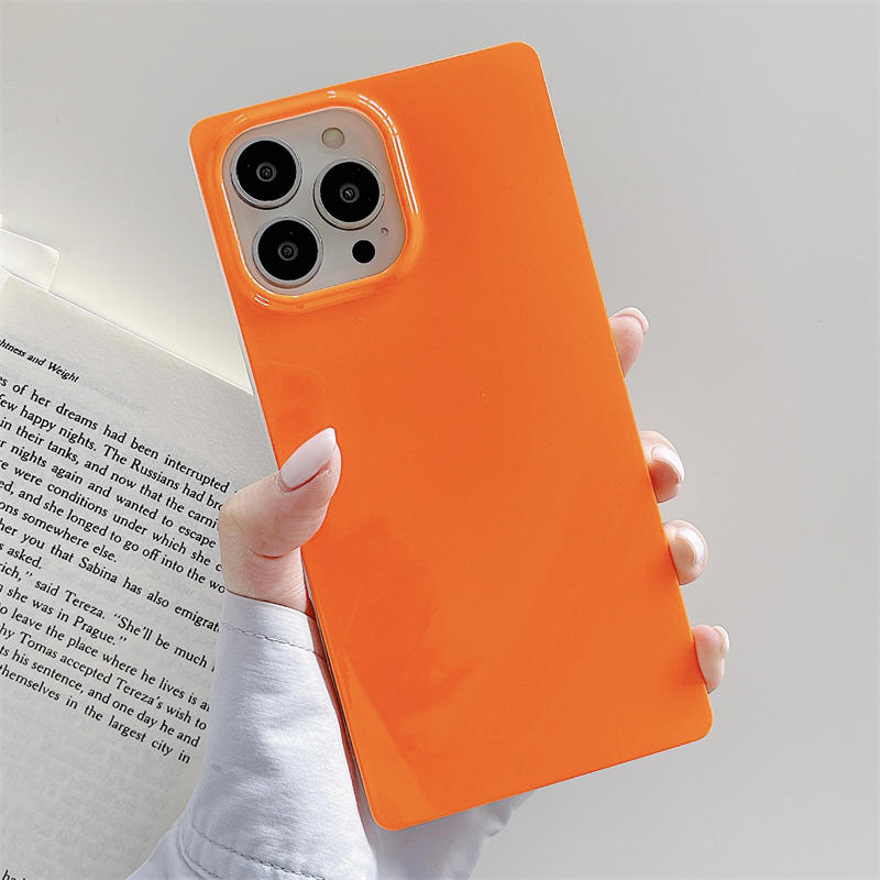 Orange Square iPhone 14 Pro Max Case