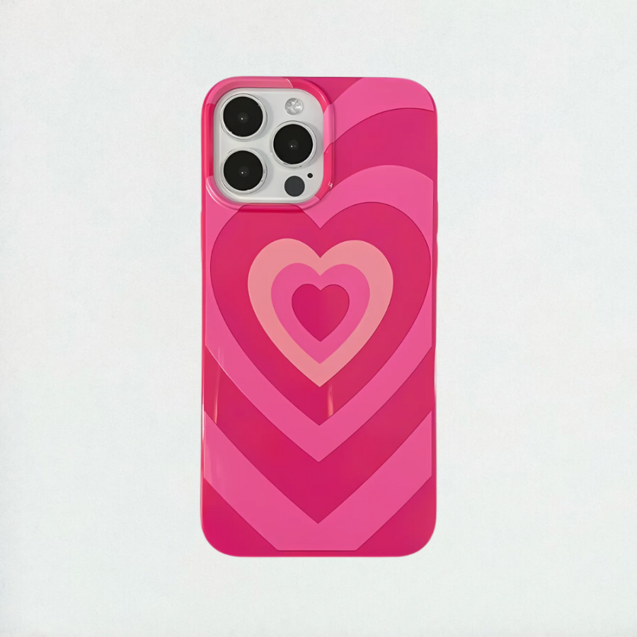 Pink Heart Phone Case iPhone 13 Pro Max