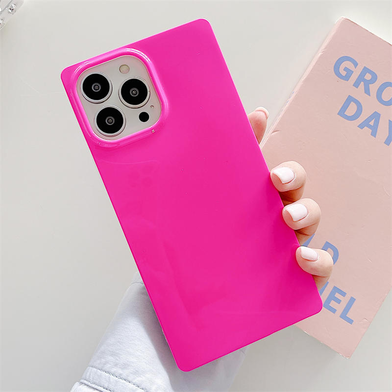 Pink Neon Square iPhone 14 Pro Max Case